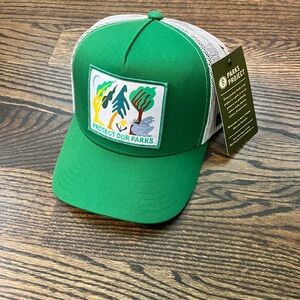 Parks Project Green Protect Our Parks 🌲 trucker cap 🧢 NWT